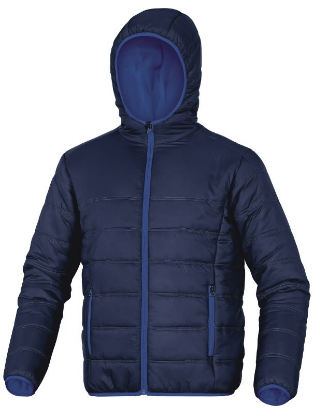 [999-3-302698-05] DP DOON donsjas gematelasseerd met polyamide, marineblauw/koningsblauw, maat  L