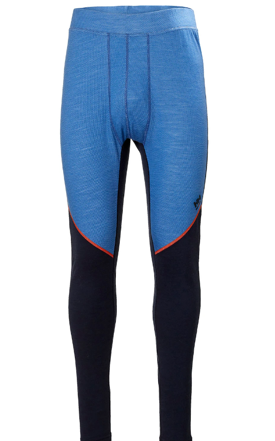[103-009963-02] HELLY HANSEN 75506_595, HH LIFA MERINO PANT, NAVY/STONE BLUE (XS)
