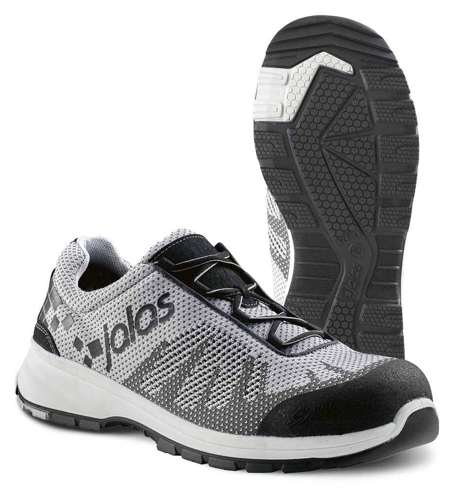 [102-000163-35] JALAS 7128 Zenit Evo, Veiligheidsschoen, Zwart;Grijs;Wit, Cat. S1 SRC P (35)